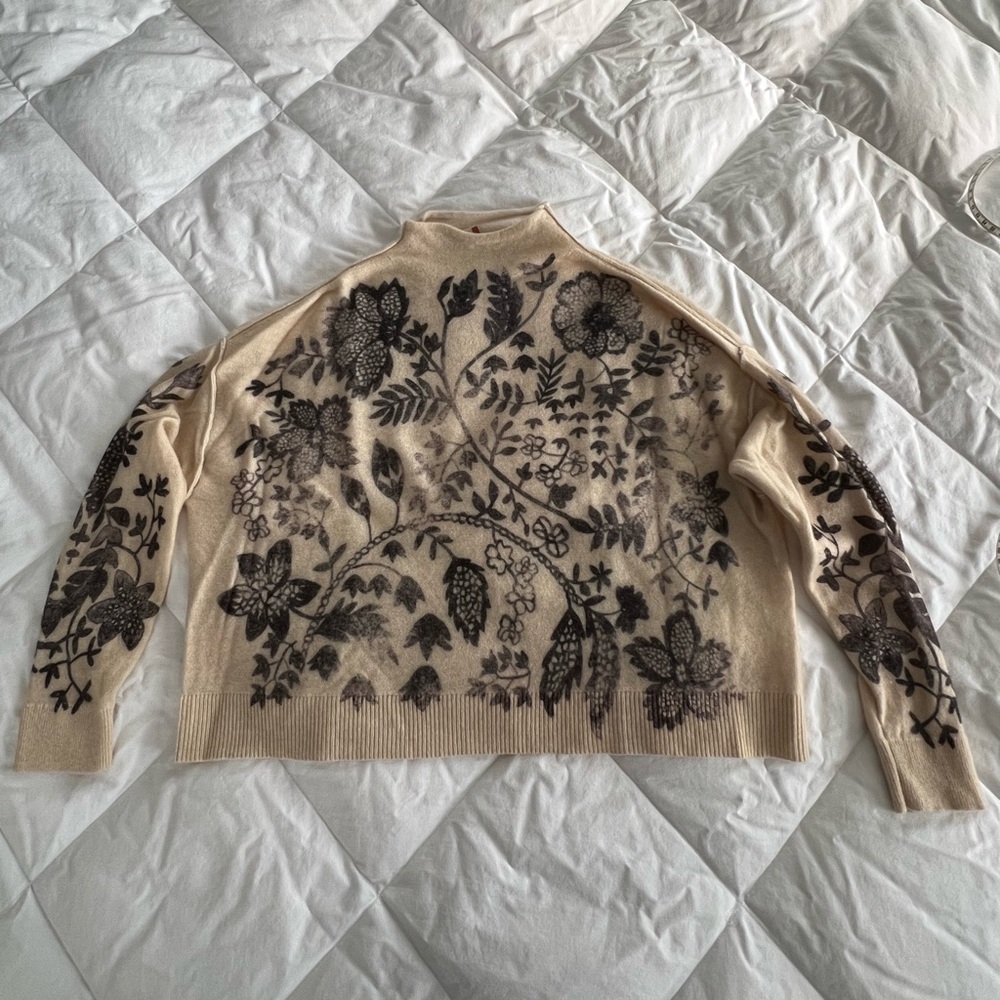 Pilcro Alani Cashmere Mock-Neck Sweater - Size XS